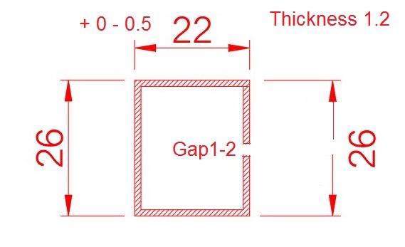 เหล็กเฟรม บังใบ ตัวแซด